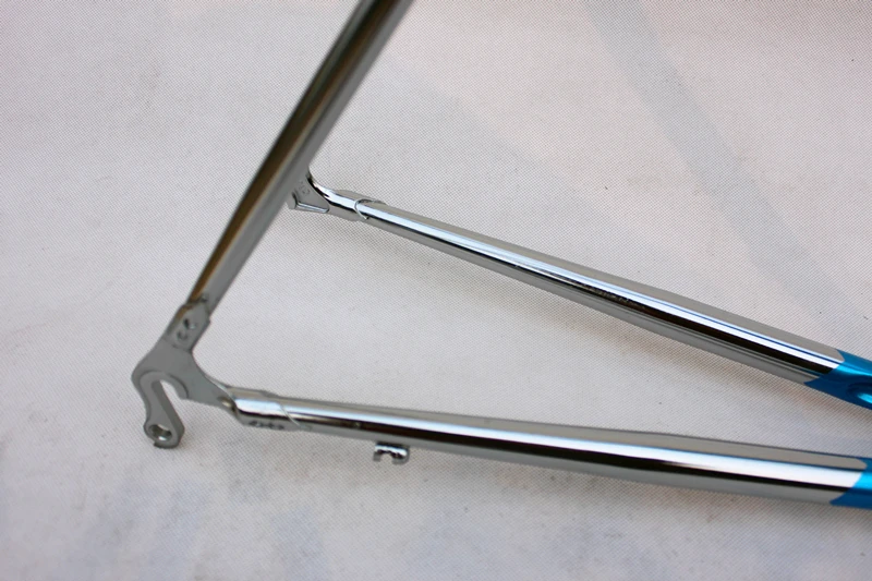 Excellent Vintage steel road bike frame/front fork retro bicycle Reynolds 525/725/853 frame bicycle accessories Custom frame 15