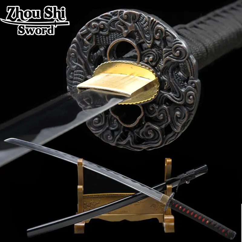 

Special Offer Home Metal Decoration Japanese Vintage Samurai Sword Katana High Carbon Steel Blade Practical Sharp Knife