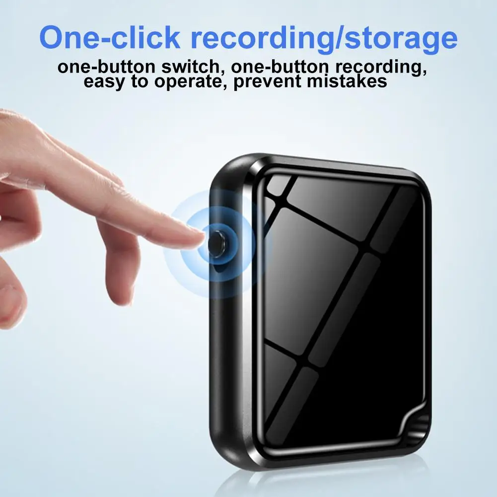 

Mini Voice Activated Recorder with Playback Ultra Small Audio Recorder Long Time Recording for Lectures Meetings Interviews