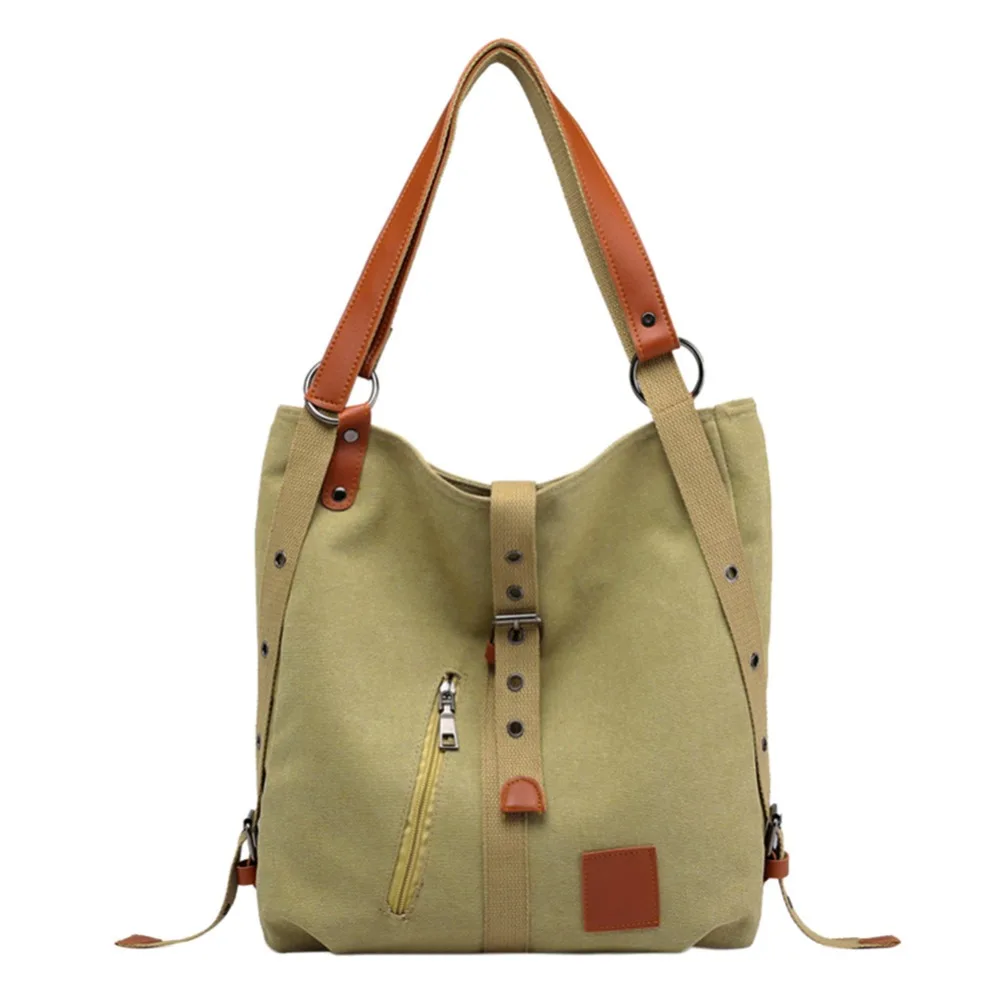

Canvas Handbag Women Messenger Bag Fashion Large Capacity Vintage Messenger Shoulder Bags Female Folded Waterproof Shopping Bags