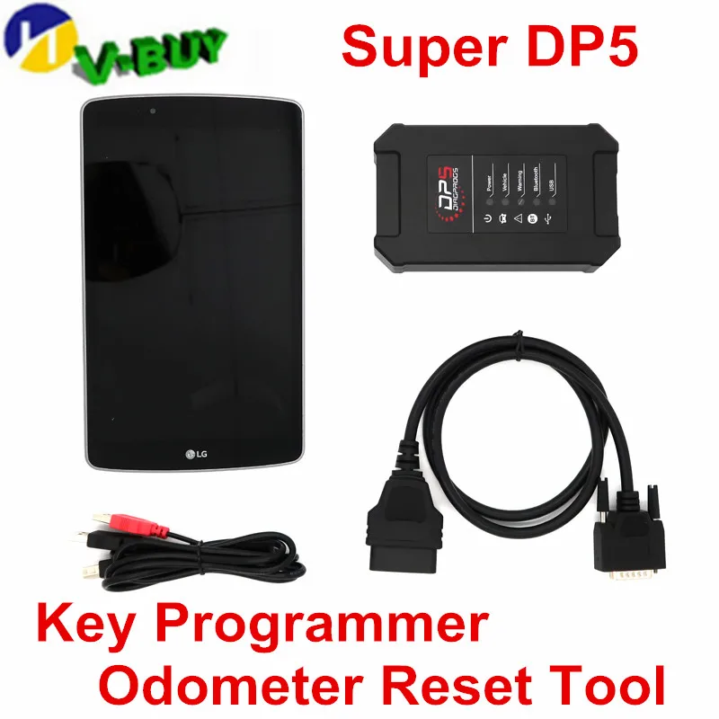 

Best Function DP5 Key Programmer Tool Support Andriod OBDII Diagnostic Tool Car Diagnostic System Automatic Odometer Reset Tool