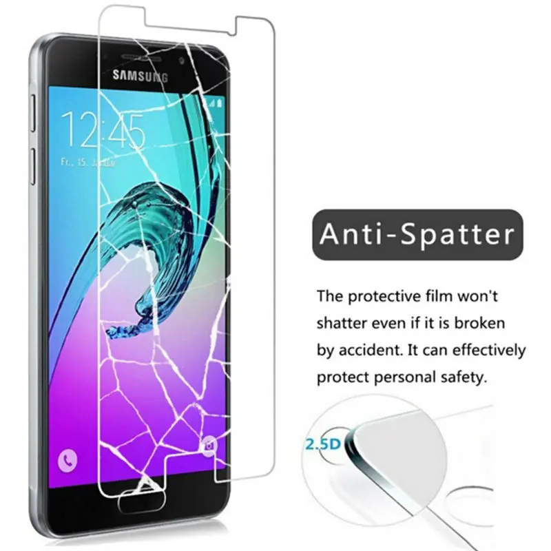 2Pcs-9H-Premium-Tempered-Glass-Screen-Protector-Film-Case-Cover-For-Samsung-Galaxy-A3-A5-A7
