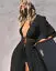 Женская мода кружева крючком бикини пляжная одежда накидка пляжное платье летний купальный костюм - Цвет: Черный