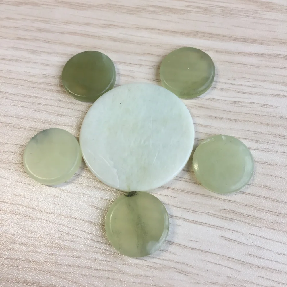 GLINT 3pc Professional Adhesive Pallet Pad Round Artificial Jade Stone