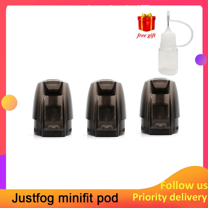 6 шт./лот оригинальный JUSTFOG Minifit Pod 3 единицы подходит для JUSTFOG minifit Starter Kit электронная сигарета аксессуар