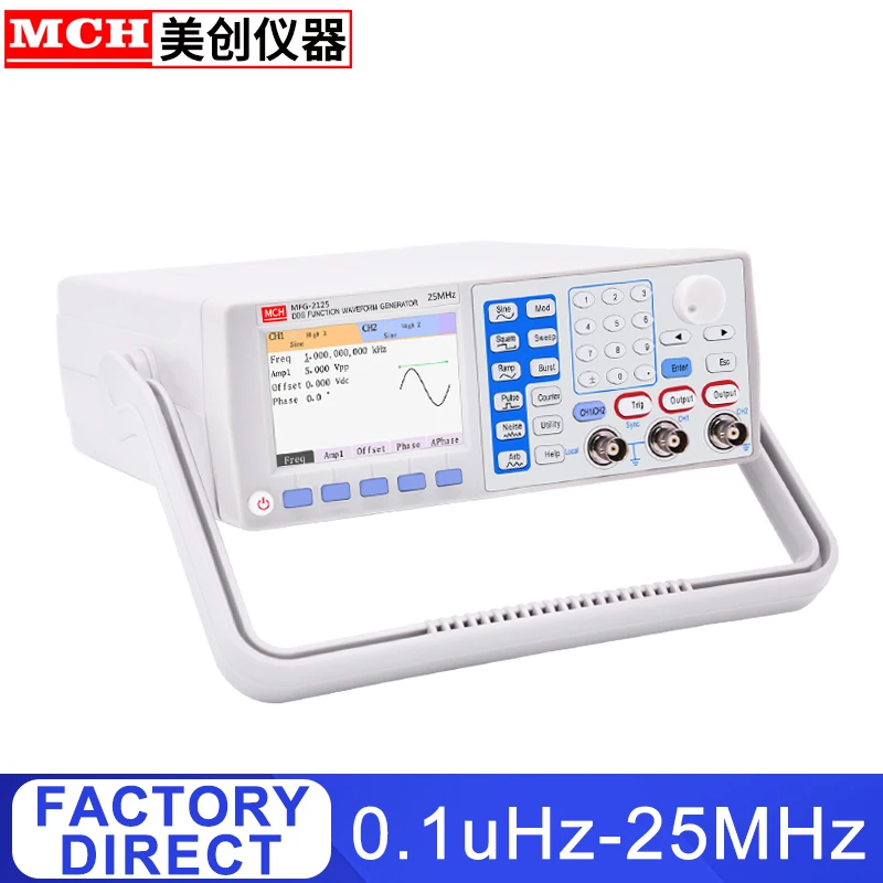 

25MHz DDS Multifunction Arbitrary Waveform Function Generator Dual Channel DDS Function Signal Generator Frequency Generator