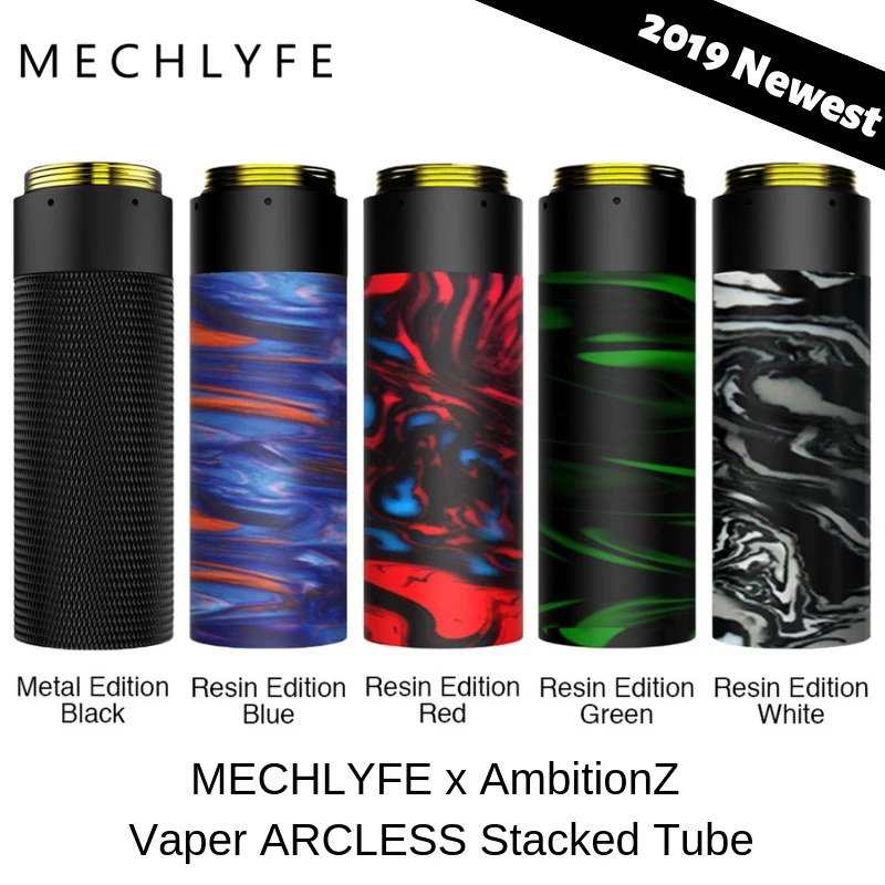 MECHLYFE x AmbitionZ вейпер бездуговой мех мод fit 18650/20700/21700 Батарея MECHLYFE бездуговой vs CoilART маг/Elite мех мод