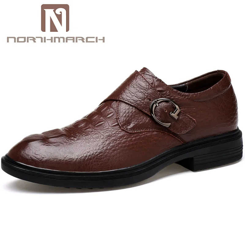 

NORTHMARCH Mens Italian Leather Shoes Comfortable Shoes Men Office Business Formal Men Shoes Oxford size 37-48 Chaussures Hommes