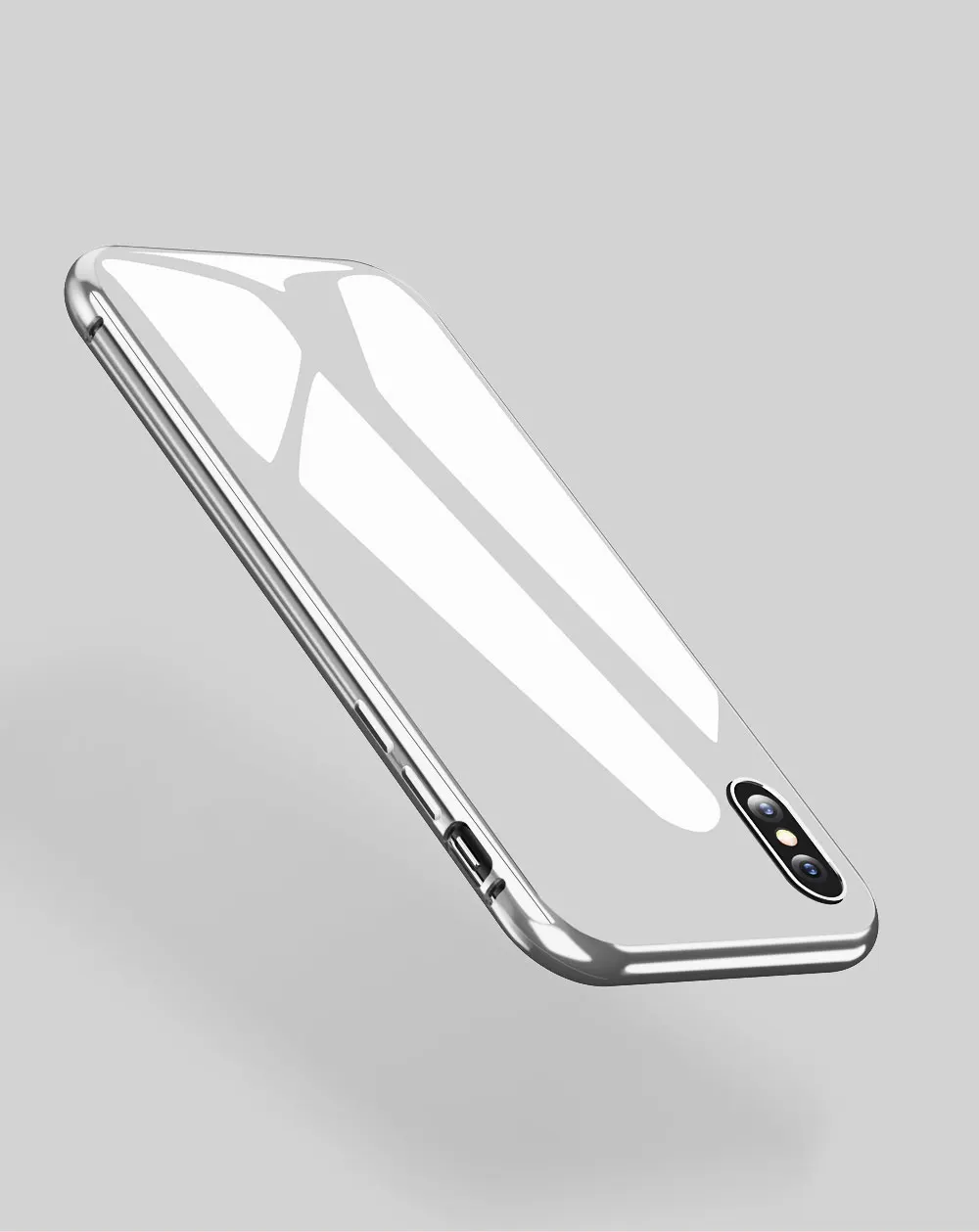 Essager ультра Магнитный адсорбционный чехол для iPhone X 8 7 6 6S Plus 360 градусов полный корпус магнит чехол закаленное стекло+ PC крышка