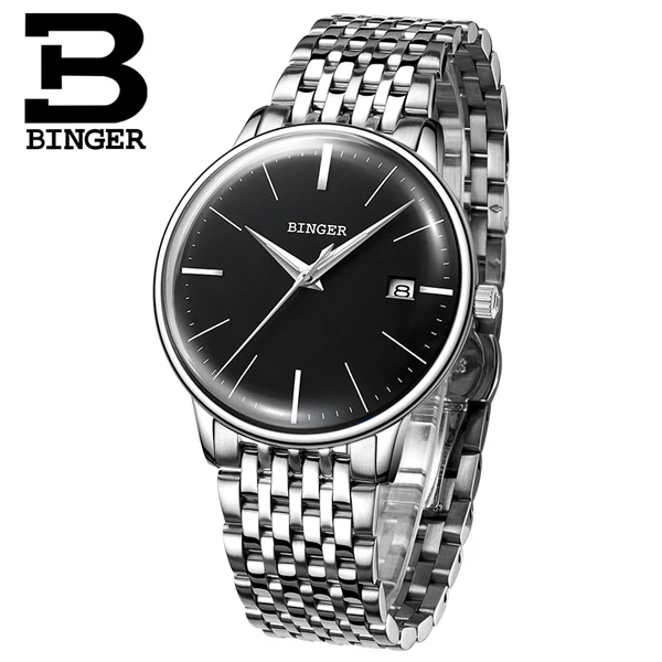 New BINGER Mechanical Watch Men Brand Luxury Men's Automatic Watches Sapphire Wrist Watch Male Waterproof Reloj Hombre B5078M-5 - Цвет: B5078M-7