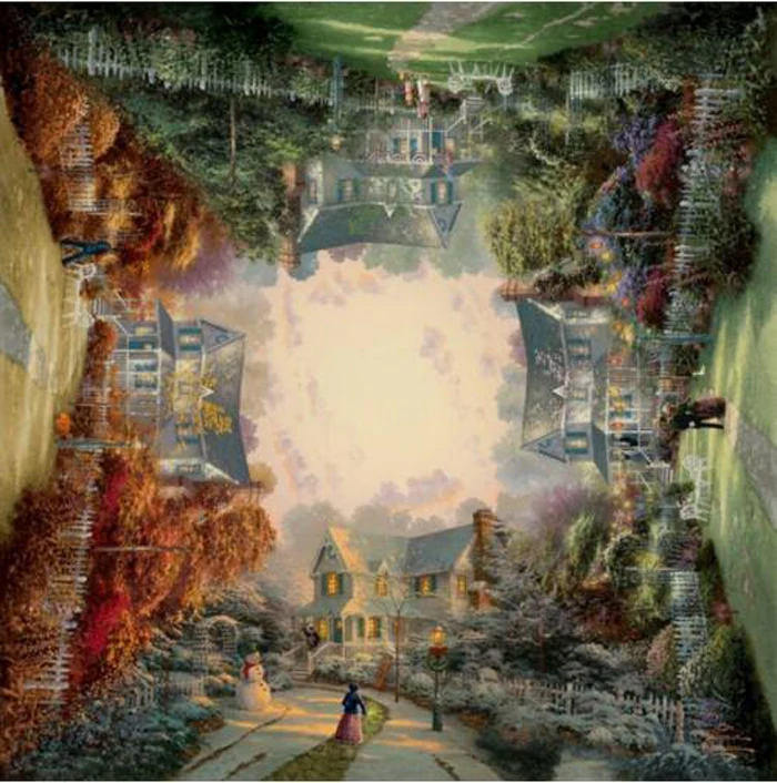 

New Arrived Needlework 5d DIY Diamond Painting Cross Stitch Diamond Embroidery Romantic scenic pattern home decoration craft