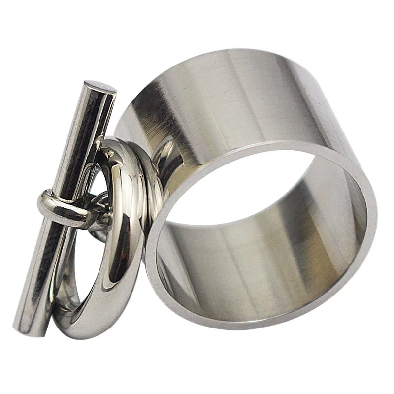 New Arrived Stainless Steel Round Ring Bijoux Women Silver Jewely Unique Jewelry Exquisite Men Biker Ring