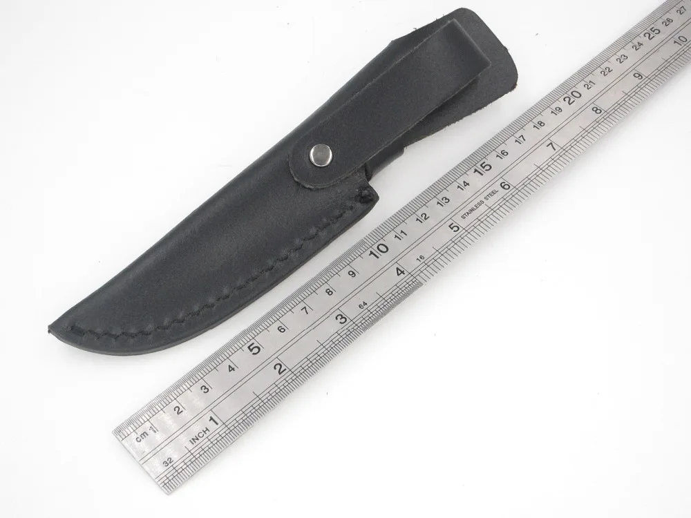Buy 7.28'' Black Fixed Blade Knife Sheath Scabbard