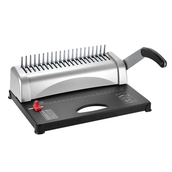 

Aibecy Holes Metal Wire Punching Binding Machine 450 Sheets Paper Binder Puncher Office Home Tools Report Documents Office