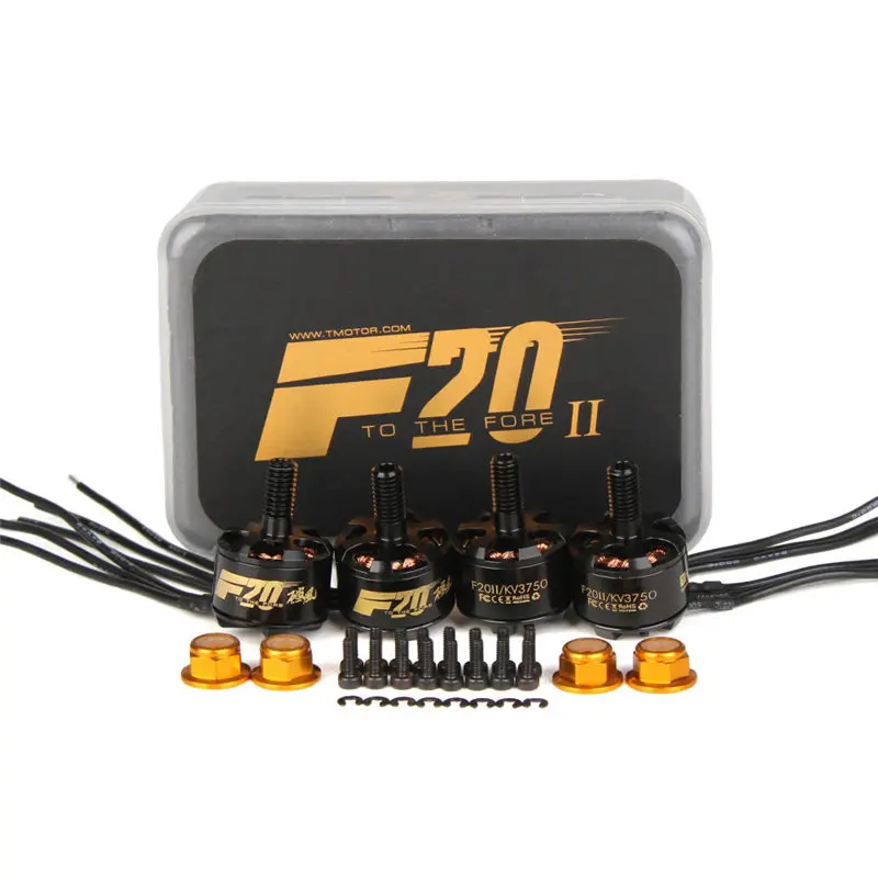 T-Motor F20II F20 II 1408 3750KV бесщеточный мотор 2-4S для 130 140 150 FPV Гоночная рама комплект RC Дрон