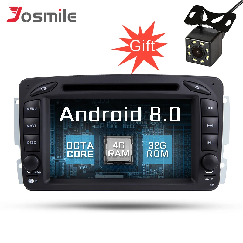 Flash Deal Android 8.0 Car Stereo 7" Autoradio 2 Din Head Unit RAM 2G GPS Navigation DVD Player Mercedes/Benz/CLK/W209/Vito/W639/Viano/Vito 0