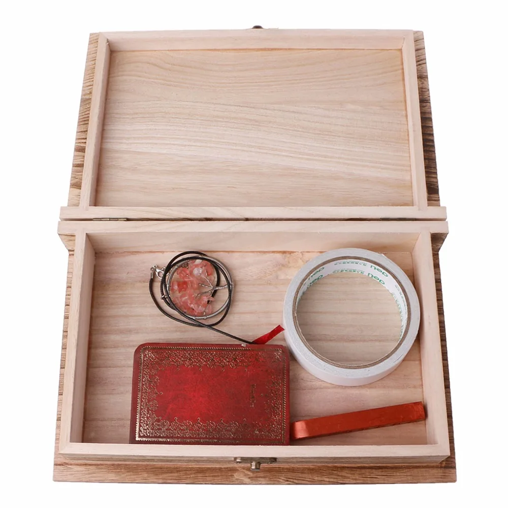 1 шт. деревянный навесной запирающийся ящик в форме книги чехол для хранения ювелирных изделий для дома органайзер для мелочей коробка для хранения подарок C42