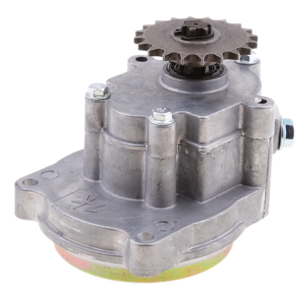 Aluminum Alloy Transmission GearBox 17T Gear Box for 47CC 49CC 2/4-Stroke Clutch Motor ATV Go Kart Mini Bike