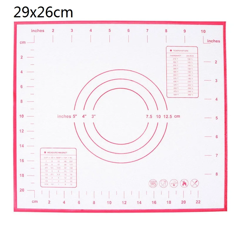 Большой силиконовый коврик для выпечки антипригарный коврик утолщение замеса теста коврик для выпечки кондитерских изделий прокатка кухонная Циновка для выпечки формы для выпечки вкладыши