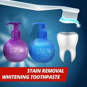 

220g Teeth Whitening Toothpaste Oral Hygiene Dental Adult Stain Removal Cleaning Whitening Toothpaste Natural Blueberry