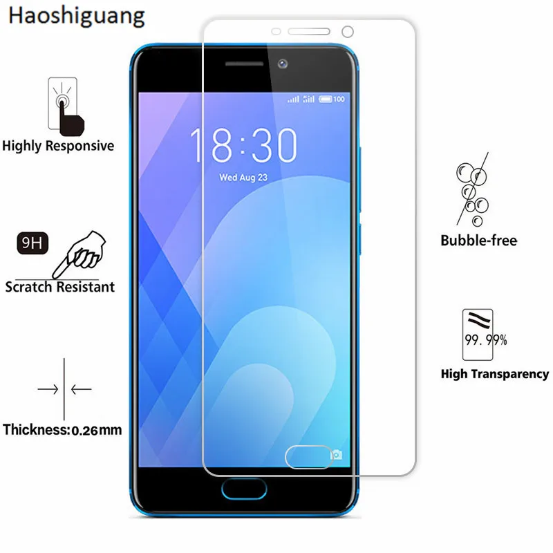 

Tempered Glass For Meizu M6 Note/Blue Charm Note 6 Note6 Screen Protective Film for Meizu M6 Note Phone glass film