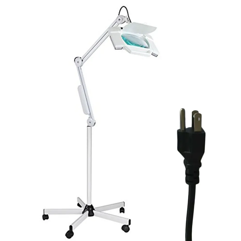 

YS-703 Vertical Stand LED 5X Beauty Light Magnifier Skincare Cosmetic Makeup Nail Manicure 5x Magnifying Spa Salon Tool Selling