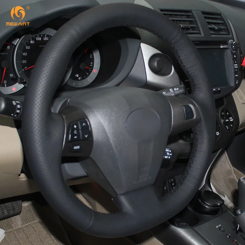MEWANT для Toyota Corolla 2011 2012 2013 RAV4 Auris Matrix черный чехол рулевого колеса автомобиля из
