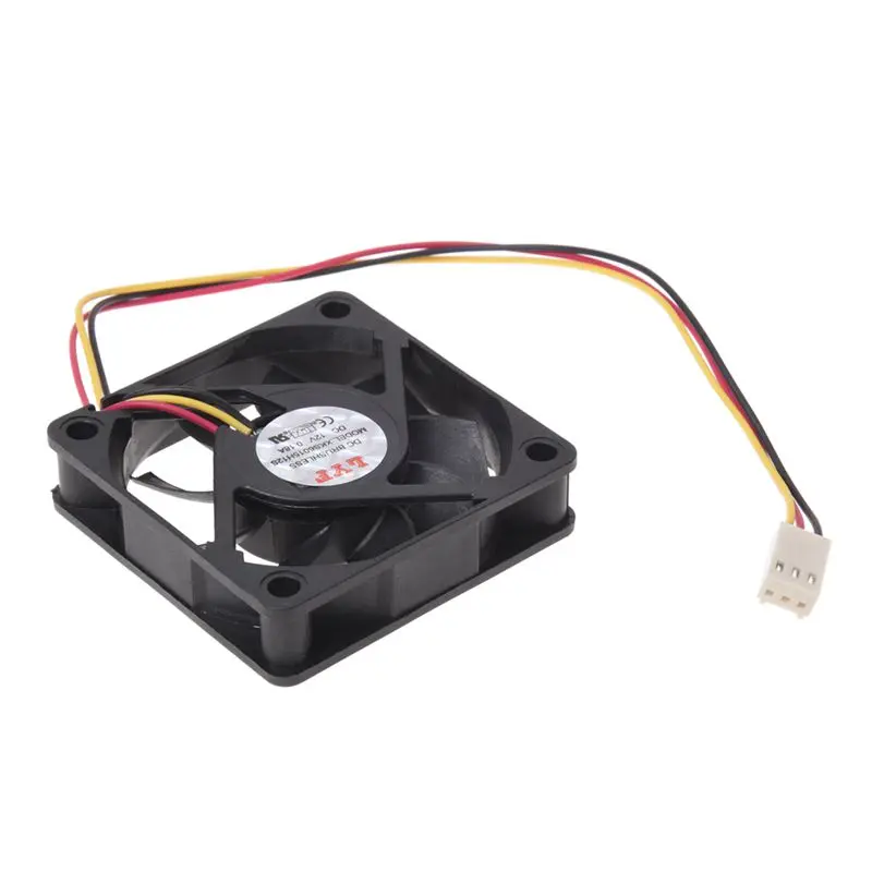 60 мм 6 см DC 12V 3 Pin чехол для компьютера кулер процессора охлаждающий вентилятор