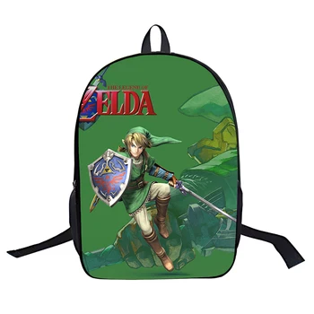 

The Legend of Zelda Backpack School Rucksack Link Fashion Travel Shoulder Backpack Beautiful Children Boys Girls School Bag