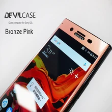 DEVILCASE OCA ремесло Изогнутое Стекло протектор для SONY XPERIA 1 XZ2 Премиум экран протектор HD Закаленное стекло пленка