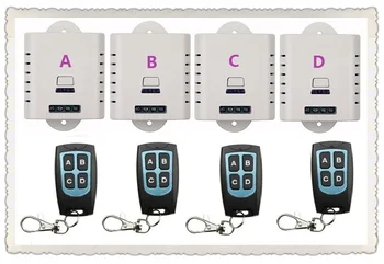 

2016 new AC 85v 110v 120v 220V 1CH RF Wireless Remote Control System / Radio Switch remote switch 220v Learning code receiver