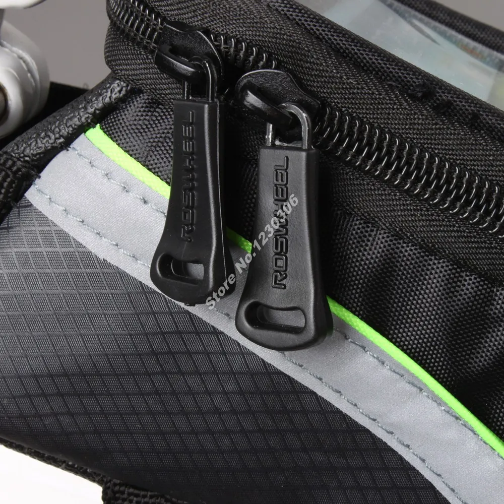Sale ROSWHEEL Hot Sale Bicycle Accessories Cycling Bike   Frame Front Tube Touch Screen Bags Panniers Holder   Pouch for Cell Phone 13