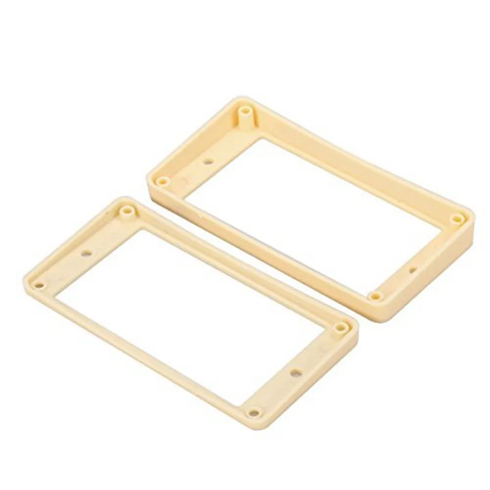 

10pcs Curved Pickups Frame Mounting Ring Cream for Electric Guitar