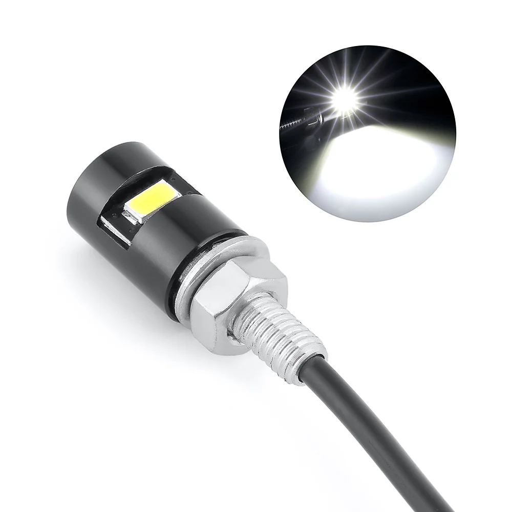 

2Pcs New Universal Shell Car License Plate SMD Fantastic Lamp Mercek far LED Screw Car 12V Light Motorcycle Bulb Bolt