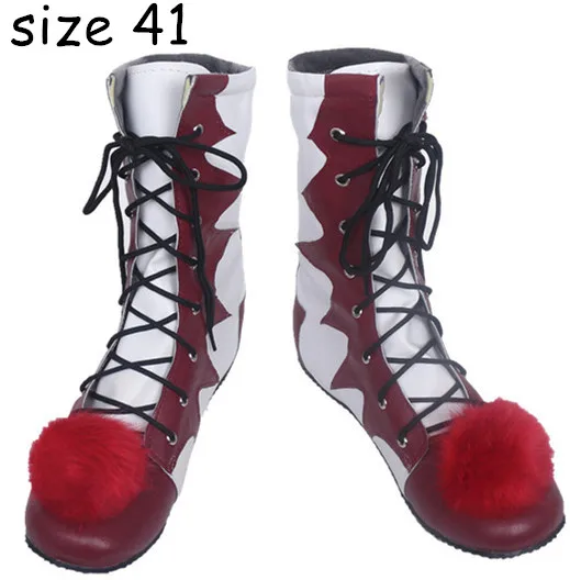 Ужасный клоун Стивен Кинг это пеннивайз обувь для костюмированной вечеринки и маска ботинки на заказ Хэллоуин Рождественская вечеринка аксессуары Лидер продаж - Цвет: 41