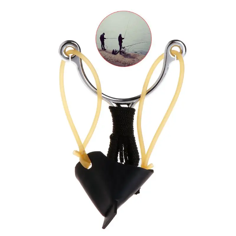 

Fishing Casting Slingshot Catapult Outdoor Throw Shot Lure Tackle Accessories Tool Hunting Multi Functional Long Distance Baits