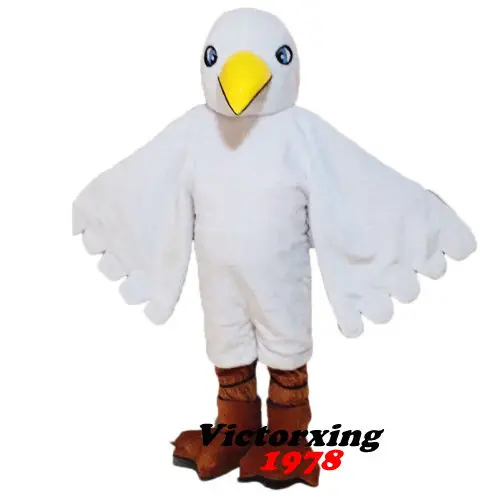 New Adult Foam Deluxe White Seagull Party Mascot Costume Christmas Fancy Dress Halloween Girl Mascot Costume