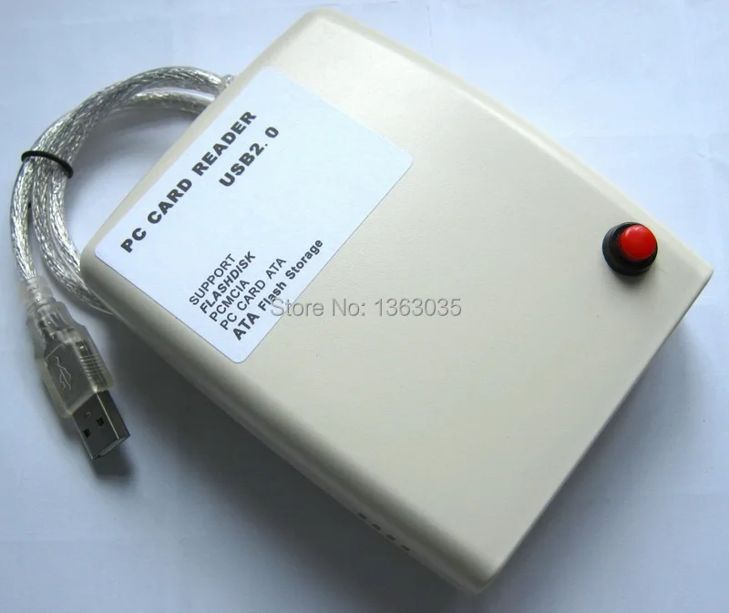 Новая бесплатная доставка! Usb 2 0 интерфейс PCMCIA кардридер 68pin считывание