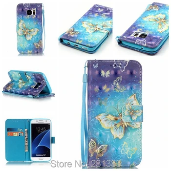 

3D Cartoon OWL Wallet Leather Pouch For Samsung Galaxy S7 S5 S6 EDGE NOTE 5 LG K5 Stylus 2 LS775 Strap Deer Stand ID Card 50pcs