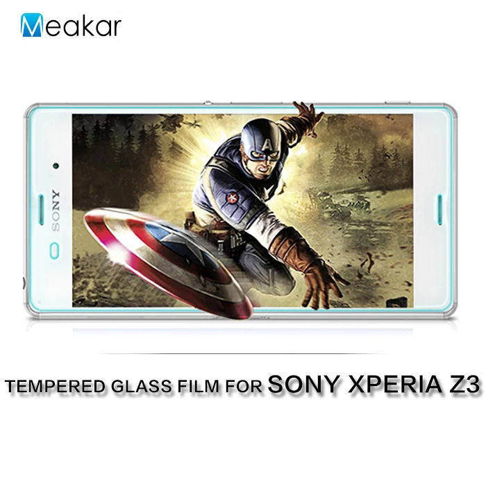 9Н стекло 5.2для Sony Xperia Z3 закаленное защитная стеклянная пленка для экрана D6603 D6643