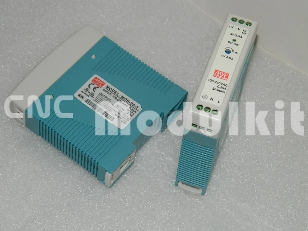 

Original Taiwan MeanWell MDR-20-12 Industrial DIN Rail Switching Power Supply Single Output 12V 20W 24W MDR-20-5 15 CNC Modulkit