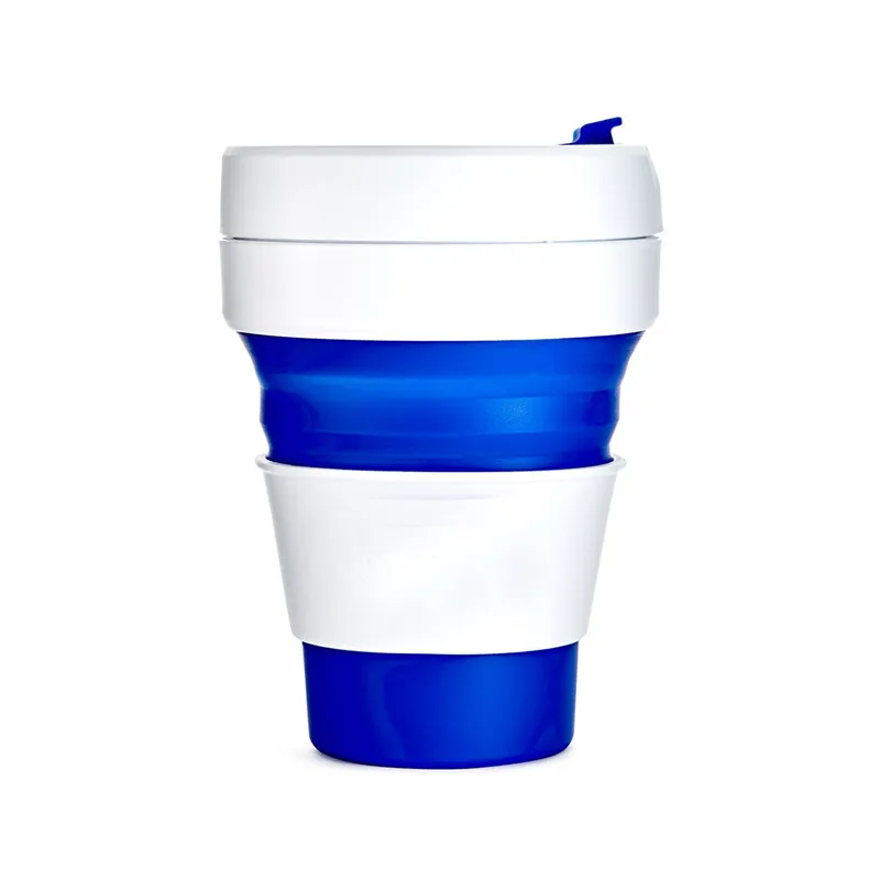 Portable Collapsible Silicone Folding Water Cup Travel Coffee Cups Outdoor Hiking Sports Camping Telescopic Cup 04
