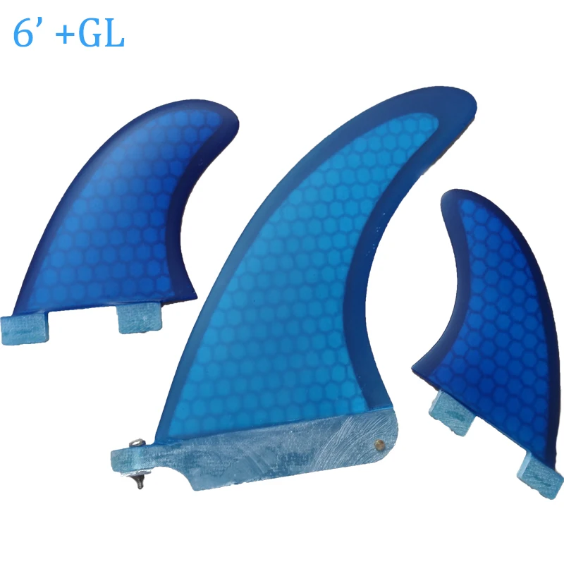 Buy 6 inch single GL surf fin blue honey comb