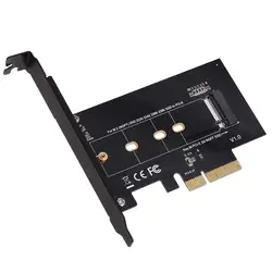 M.2 NGFF SSD M ключ NVME PCIe 3,0x4 карты адаптера Поддержка M.2 PCIe 2280, 2260, 2242, 2230