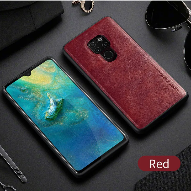 X-Level кожаный чехол для huawei mate 20 Pro чехол s мягкий Силиконовый противоударный задний Чехол для телефона huawei mate 20 - Цвет: Red