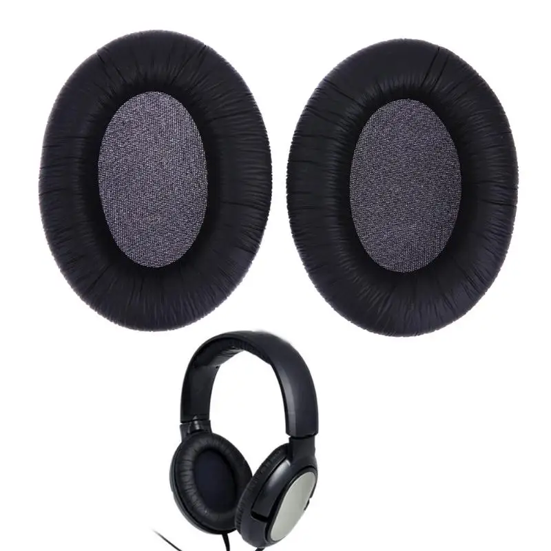 1 пара замена ПУ амбушюры подушки для Sennheiser HD201 HD180 HD201S наушники черный