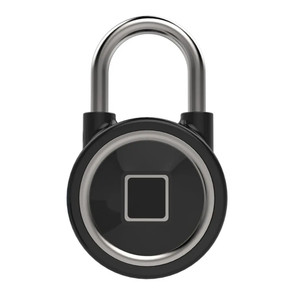 

USB Rechargeable Smart Keyless Fingerprint Lock IP65 Waterproof Anti-Theft Security Padlock Door Luggage Case Lock