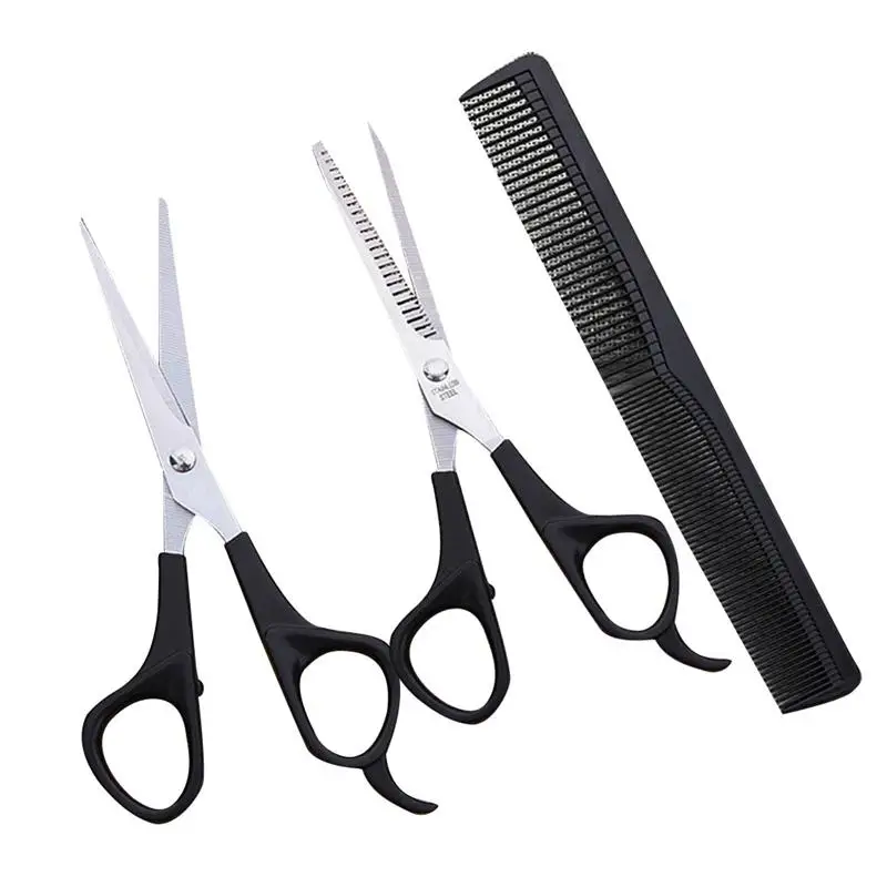 

Professional Barber Hair Cutting Set Scissors Thinning Shears and Comb