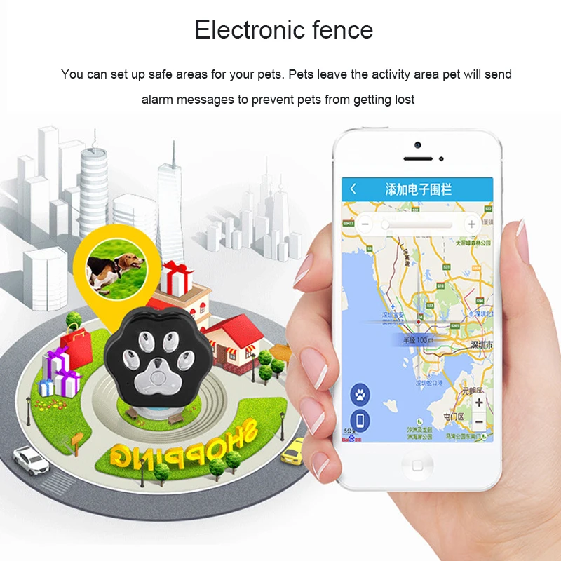 Домашние животные мини gps трекер собака WiFi GSM GPRS телефон в режиме реального времени отслеживание Глобальный смс-локатор водонепроницаемый, не выцветающий детский Кот
