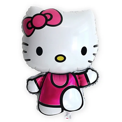 Lucky 20 шт./лот 68*47 см Рисунок «Hello Kitty» Шарики Фольга гелий шар партии/Свадебные украшения баллон KT шары Дети Игрушечные лошадки hk0001 - Цвет: Pink